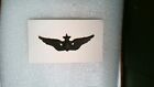US ARMY INSIGNIA SENIOR AIRCRAFT CREWMAN BLACK SUBDUED METAL FULL SIZE