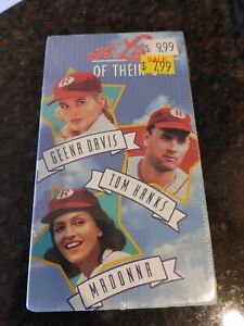 A League Of Their Own VHS Columbia 1992 Madonna Tom Hanks Geena Davis
