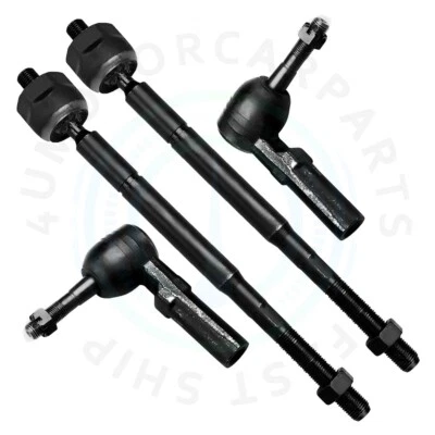 4x Se adapta a Toyota Tacoma 2005-2013 2014 2015 extremo de barra de amarre interior y exterior delantero Foto 1 de 4