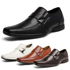 Men's Loafers Dress Classic Square Toe Formal Oxfords Slip On Shoes