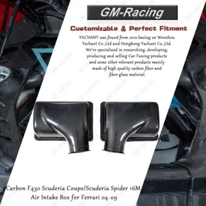 Carbon F430 Scuderia Coupe/Scuderia Spider 16M Air Intake Box for Ferrari 04-09 - Foto 1 di 24