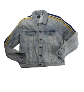 Eternity mens jean JACKET 100% authentic size Large blue  - Picture 1 of 5