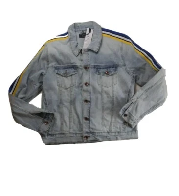 Eternity mens jean JACKET 100% authentic size Large blue  - Image 1 of 4