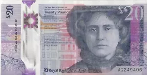 Billete Kate Cranston 2019 polímero escocés moneda válida - Imagen 1 de 2
