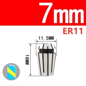 Portabrocas de herramientas con pinza de resorte ER11 7 mm para portabrocas de torno de fresado ER11-7 - Imagen 1 de 1