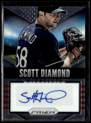 Panini Prizm Signatures #17 Scott Diamond 2014 automático Foto 1 de 2