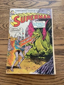 Superman # 86 (DC Comics 1954) Golden Age! Dragon from King Arthur’s Court! GD - Picture 1 of 5