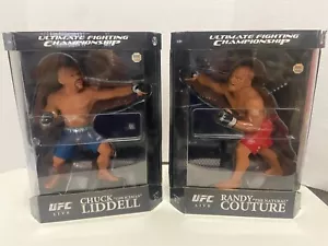 UFC Round 5 Chuck Liddell & Randy Couture 10 Inch Figure Set Live 2010 Sealed - Picture 1 of 17