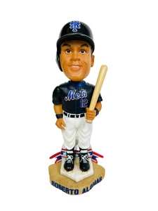 ROBERTO ALOMAR NEW YORK METS VINTAGE 2002 FOREVER BOBBLEHEAD LIMITATO - Foto 1 di 5