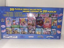 Cardinal 20 Puzzle Mega Value Pack Jojo Siwa PJMask My Little Pony Hatchimals 