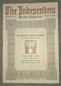 THE INDEPENDENT WEEKLY MAGAZINE APRIL 13, 1914 - Picture 1 of 3