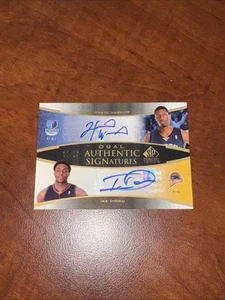 2005-06 SP Authentic Dual Auto Signatures Hakim Warrick Ike Diogu 8/25 On Card - Picture 1 of 2