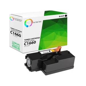 TCT Black 332-0399 Toner Cartridge For Dell C1660 C1660w C1660cnw - Picture 1 of 6