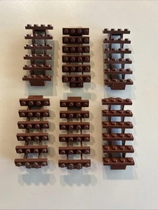 LEGO Reddish Brown Open Stairs Staircase Part 30139 - Castle / City / Pirate - Picture 1 of 2