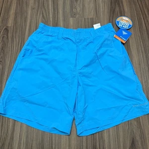 Neu mit Etikett Columbia PFG Backcast III 8" Wassershorts Badehose cyanblau MEDIUM - Bild 1 von 7