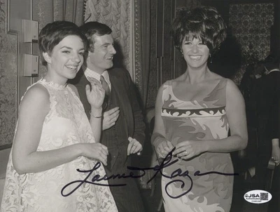 FOTO ACTRIZ Y CANTANTE 8x10 firmada a mano por LAINIE KAZAN autógrafo certificado de autenticidad JSA Foto 1 de 2