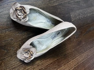Jimmy Choo Ballerinas Leder Blumendetail Designer Schuhe Gr. 39,5 US 8,5 - Bild 1 von 10