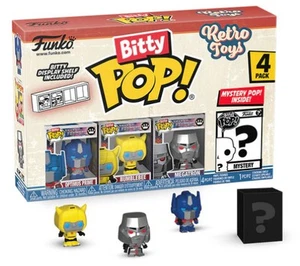 FUNKO BITTY POP 4 Pack Retro Toys Transformers - Imagen 1 de 2
