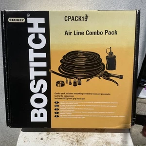 Bostitch Cpack15 15M Hose With Connectors & Oil BOSCPACK15 - Picture 1 of 3