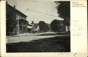 Chelsea,VT Main Street,looking North 1913 Orange County Osborne The Printer - Picture 1 of 2