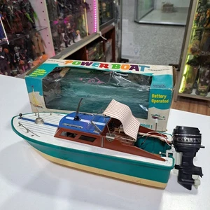 Barco eléctrico vintage a batería Japón - Imagen 1 de 16
