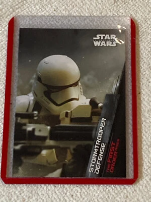 2015 Topps Star Wars The Force Awakens Series One First Order Rises #FO7 NM Card - Image 1 of 2