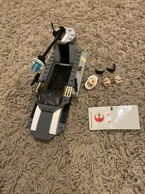 Lego #7668 ~ Star Wars: Rebel Scout Speeder Nearly Complete New Stickers - Image 1 of 4