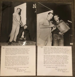 Vintage Nick Adams "Our Miss Brooks" Movie Stills - Set of 2 - 9.5'' x 7.5'' - Picture 1 of 6