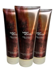 3Bath & Body Work Signature Collection Twilight Woods Triple Moisture Body Cream - Picture 1 of 3