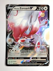 Hisuian Zoroark V 146/196 Ultra Rare - Swsh11: Lost Origin - Pokemon TCG - Imagen 1 de 2
