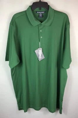 Devon & Jones Polo Golf Shirt Men’s 2XL Forest Green CrownLux Performance NWT - Image 1 of 4