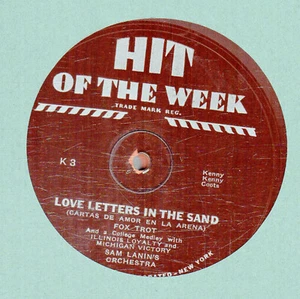 HOW-14 Love Letters-Sam Lanin Orch. (K3) & I Apologize-Phil Spitalny Orch. (K4) - Imagen 1 de 2