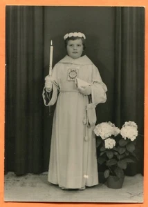 Einsiedeln, Germania, Ritratto di ragazza Prima Comunione, di Kalin, 1965 - Foto 1 di 3