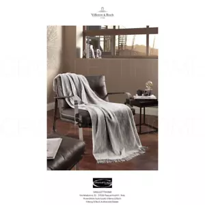 Coperta Plaid Villeroy & Boch Enigma French Linen - cm 130x170 - Rivenditore - Picture 1 of 4