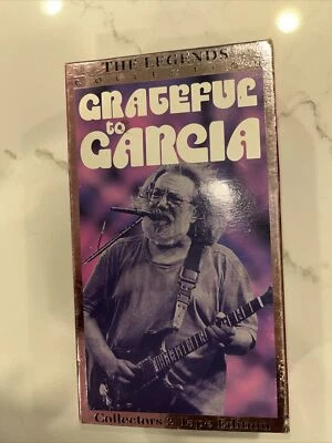Grateful to Garcia (VHS 1995) Jerry Garcia Grateful Dead- 2 Tape Collectors Ed. - Image 1 of 4