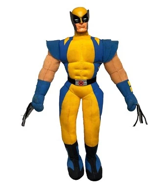 Vtg Marvel Heroes Wolverine Action Plush Applause Brand Action Figure X Men Toy - Image 1 of 4