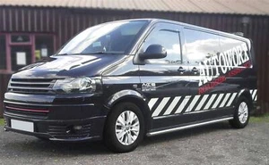 Side Bars + Down Lights To Fit Volkswagen T7 Multivan SWB 2024+ Van Stainless - Picture 1 of 8
