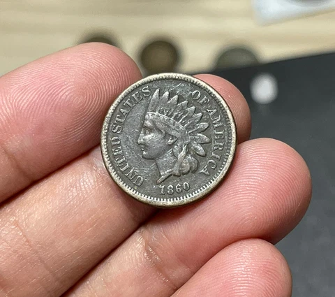 1860 Indian Head Penny Cover