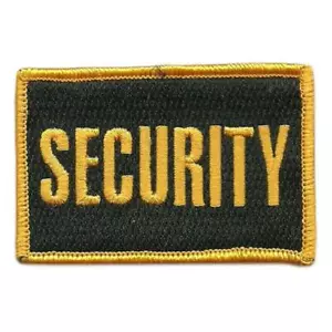 Hakenverschluss kompatibel Patch Sicherheit schwarz gelb 3x2" - Bild 1 von 1
