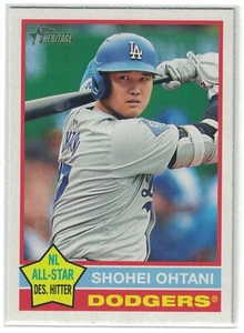 2025 Topps Heritage Béisbol Shohei Ohtani NL ALL-STAR Los Angeles Dodgers #148 - Imagen 1 de 2