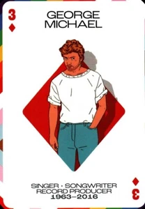 George Michael, Gay Pride LGBTQ+ Queer Icon Playing/Trading Card - Picture 1 of 2