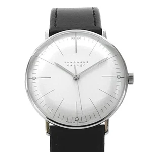 Junghans Max Bill Handaufzug 027/3700.02 – Hand-Wound Watch Sapphire Crystal - Picture 1 of 12