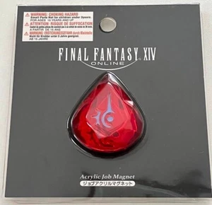 Imán de trabajo acrílico Final Fantasy XIV ROJO MAGO CUADRADO ENIX - Imagen 1 de 2