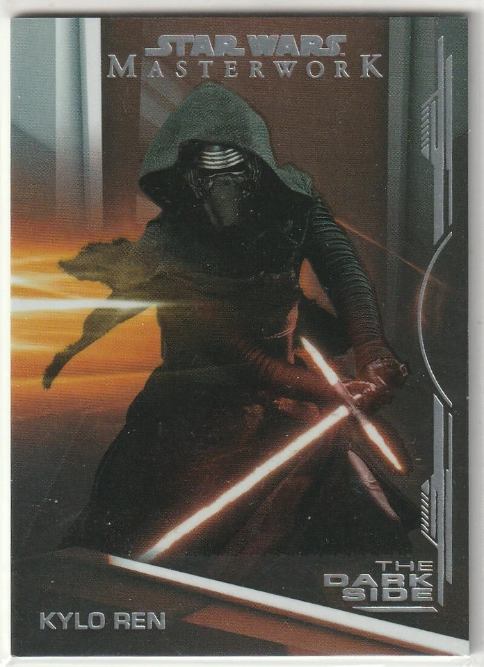 TOPPS STAR WARS MASTERWORK KYLO REN "THE DARK SIDE" FOIL 146/299 - Image 1 of 1