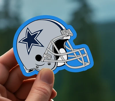 NEW- Helmet Vinyl Sticker Decal For Dallas COWBOY Football NFL | 3 INCHES WIDE
