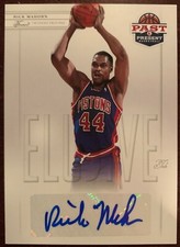 2011-12 Panini Past and Present Elusive Ink Autographs #RM Rick Mahorn Auto