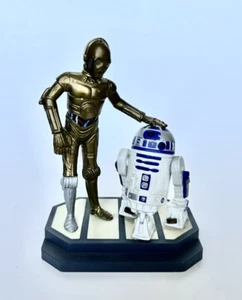 Vintage 1997 Star Wars R2-D2 and C-3PO 4.75" PVC Figurine Statue by Applause - Picture 1 of 5