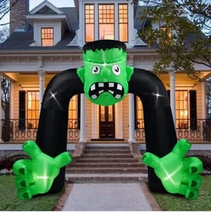 Amazingforless [4-10FT] Inflatable Halloween Animated Archway Blow-Up Yard Decor - Picture 1 of 5