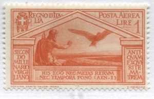 Italy 1930 1 lire Airmail mint o.g. hinged - Picture 1 of 1