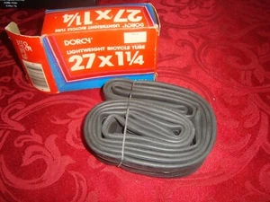 New Old Stock DORC4 Markenartikel #1-994 leichter Fahrradreifen Schlauch 27x 1 1/4 - Bild 1 von 2